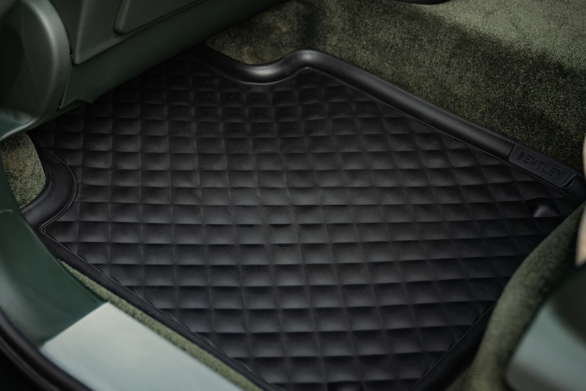 Quilted load-space liner features an integrated bumper protector and is cut to fit the contours of the Bentayga’s boot. Picture: SUPPLIED