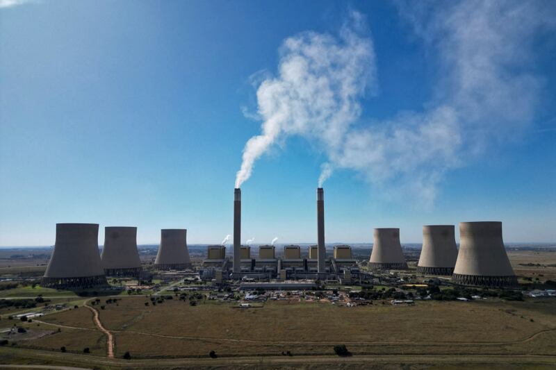 The Kriel power station run in Delmas, Mpumalanga. Inefficient state-owned enterprises, led by Eskom, have dragged down SA’s productivity and investment, contributing to a decade-long growth slowdown. Picture: REUTERS/SHAFIEK TASSIEM