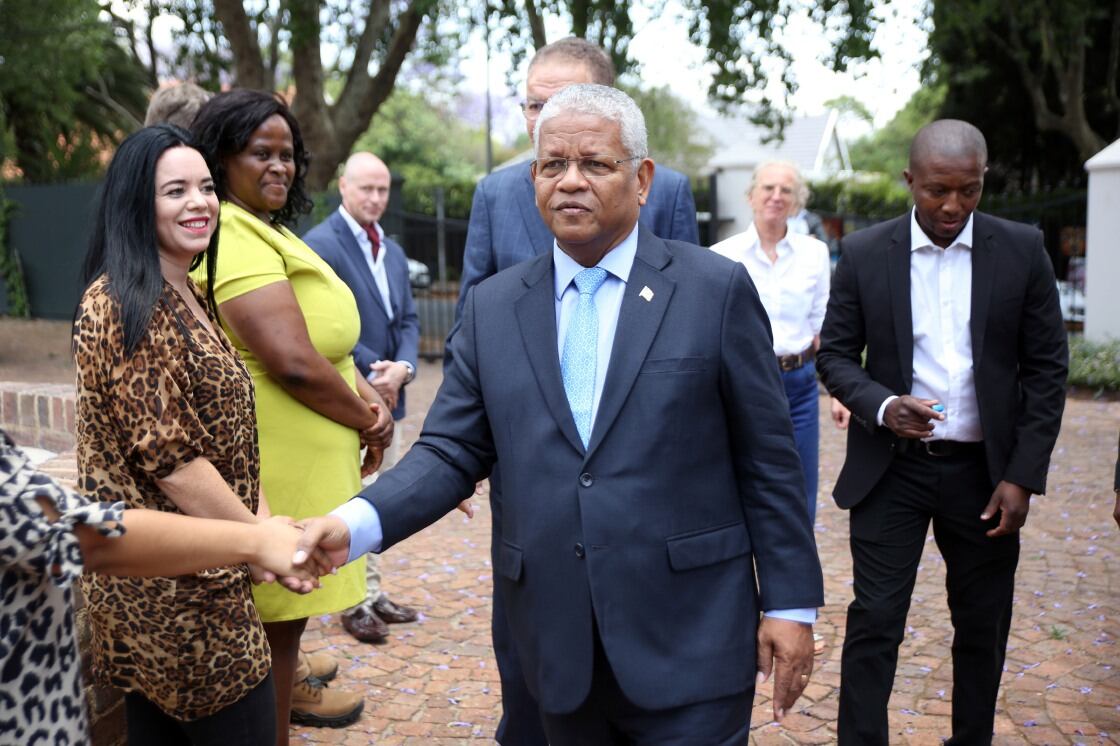 Seychelles President Wavel Rankalawan. Picture: Kabelo Mokoena